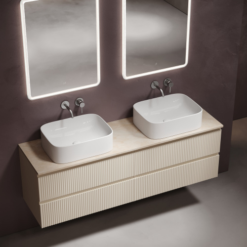 Столешница Sancos TT160A2X 160х46 накладная цвет бежевый - фото 2